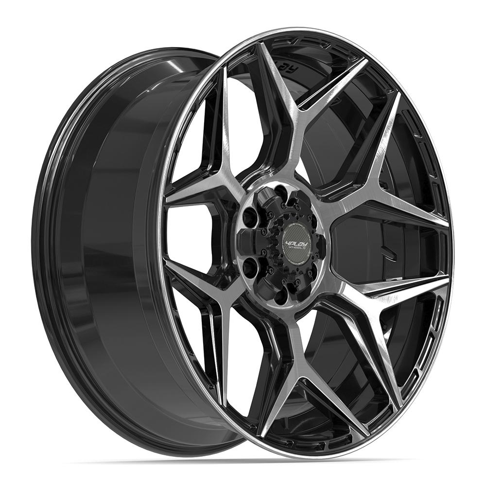4PLAY Gen3 4P06 22x9 6x135mm & 6x5.5" +12et in Brushed Black