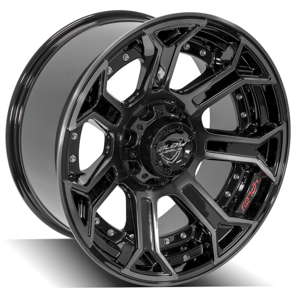 4PLAY Gen2 4P70 20x10 6x135mm & 6x5.5" -18et in Brushed Black