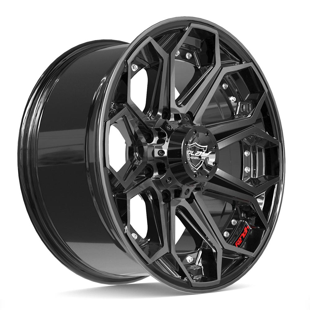4PLAY Gen2 4P80R 20x9 8x170mm +0et in Brushed Black