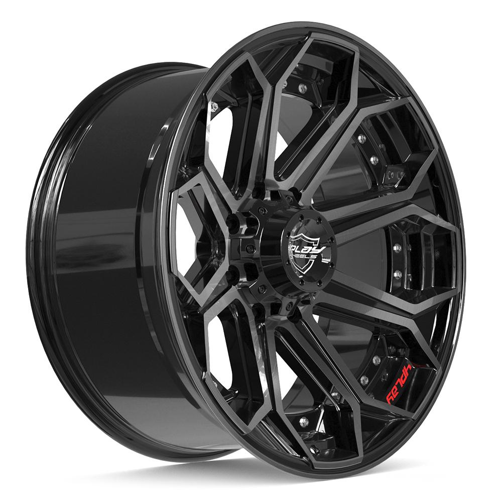 4PLAY Gen2 4P80R 22x10 8x170mm -24et in Brushed Black