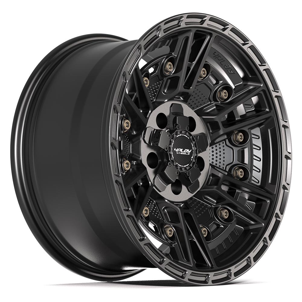 4PLAY Sport2.0 4PS01 17x9 5x5" & 5x5.5" -6et in Satin Black