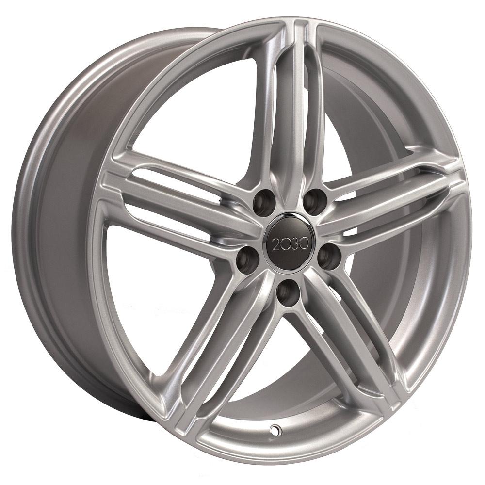 18" Replica AU12 fits Audi RS6 18x8 Silver