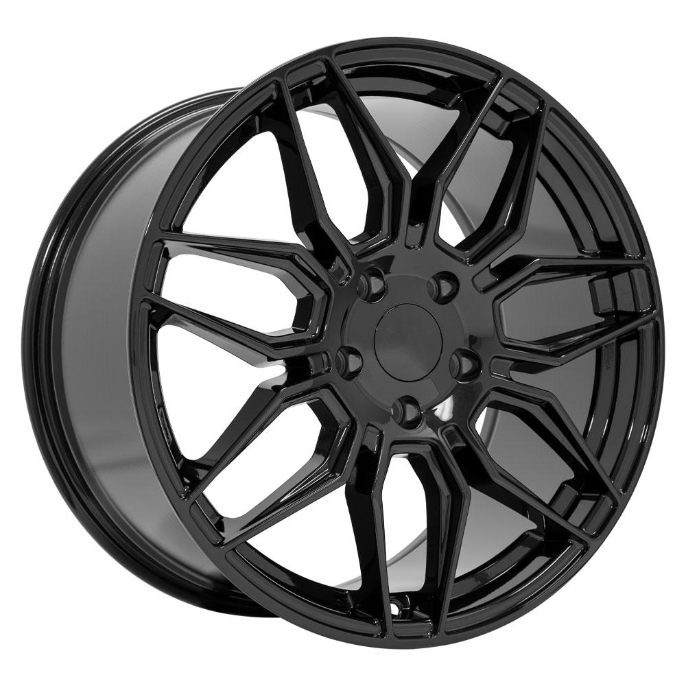 19" Replica CV03C fits Chevrolet C7 Corvette 19x10 Gloss Black