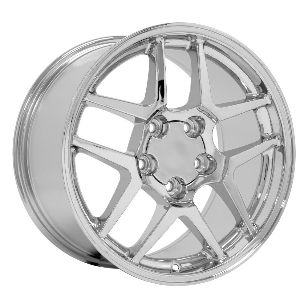17" Replica CV04 fits Chevrolet Corvette C5 Z06 17x9.5 Chrome