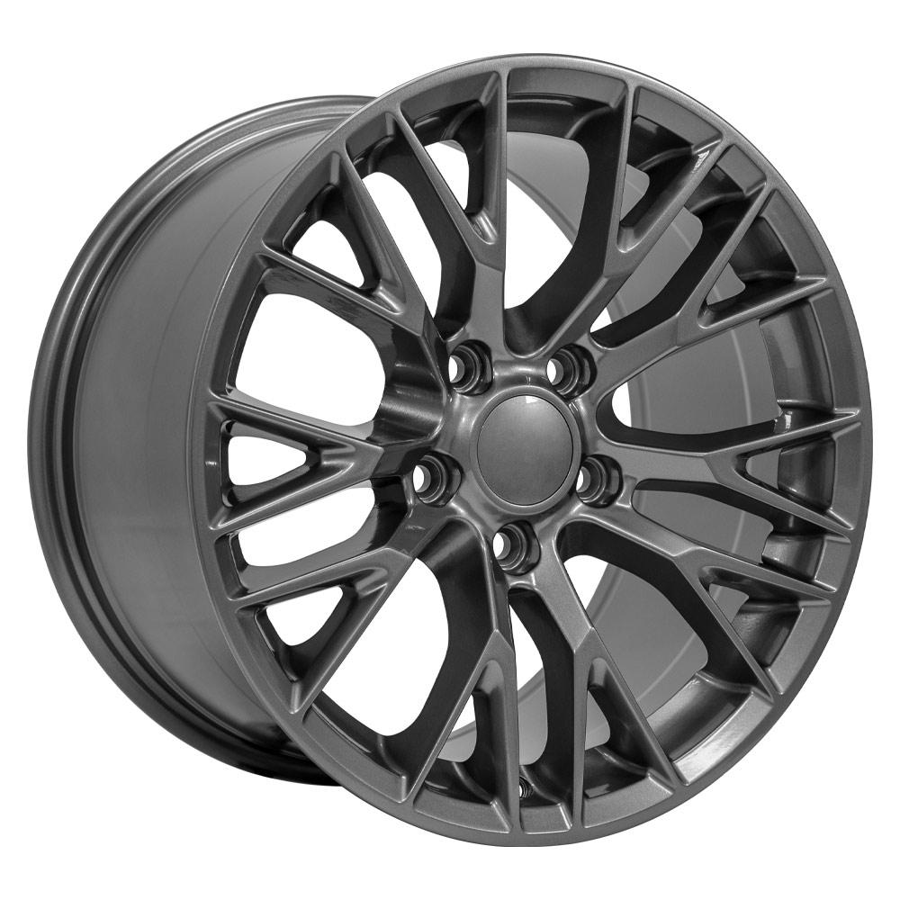 17" Replica CV22 fits Chevrolet Corvette C7 Z06 17x9.5 Gunmetal