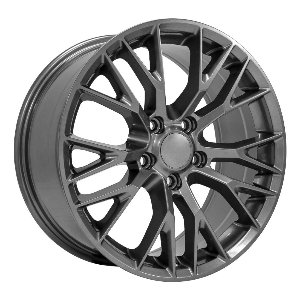 18" Replica CV22 fits Chevrolet Corvette C7 Z06 18x8.5 Gunmetal