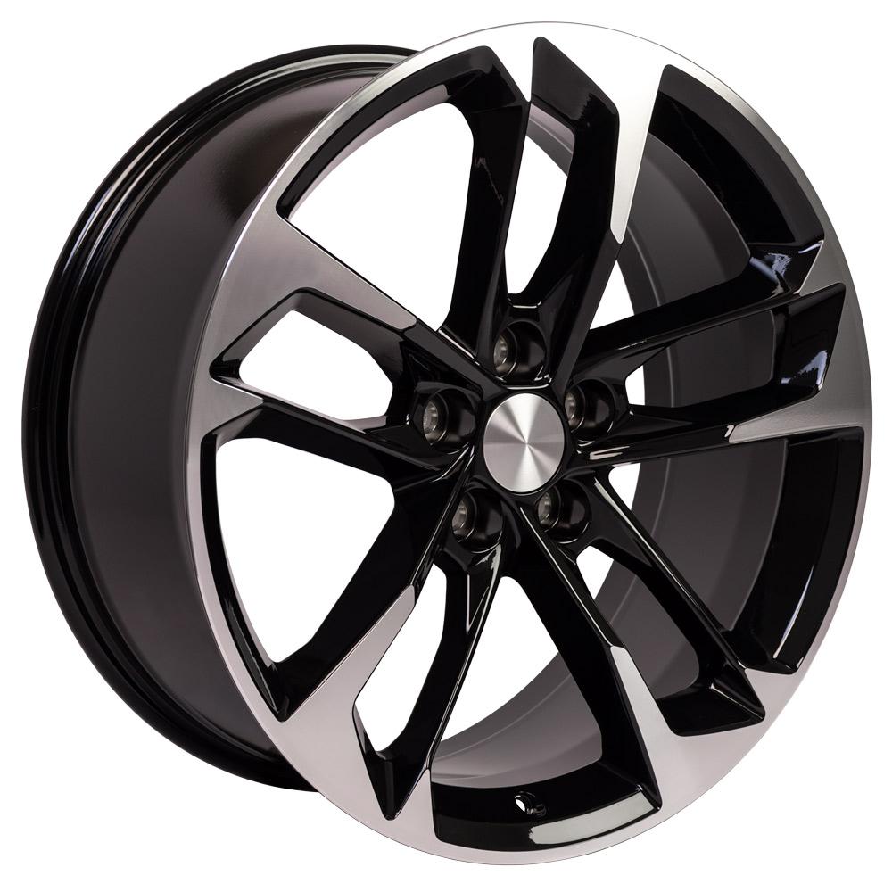 20" Replica CV29 fits Chevrolet Camaro 20x9.5 Black Mach'd