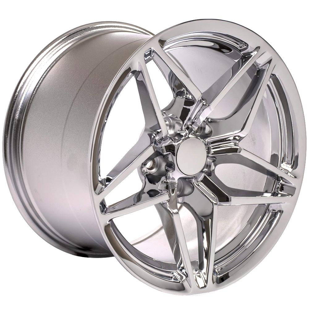 17" Replica CV31 fits Chevrolet Corvette C7 ZR1 17x11 Chrome