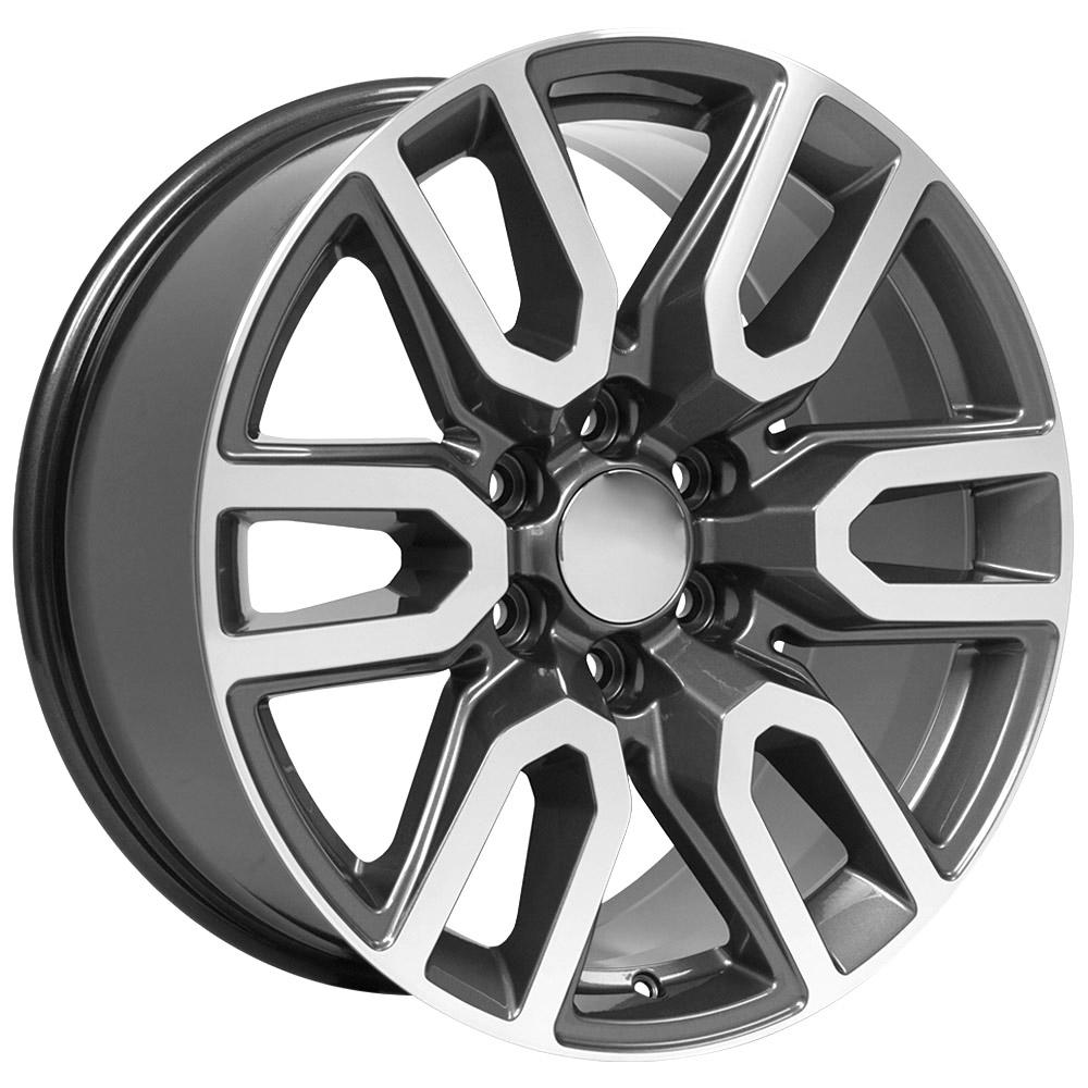 20" Replica CV36 fits GMC Sierra 20x9 Gunmetal Machined