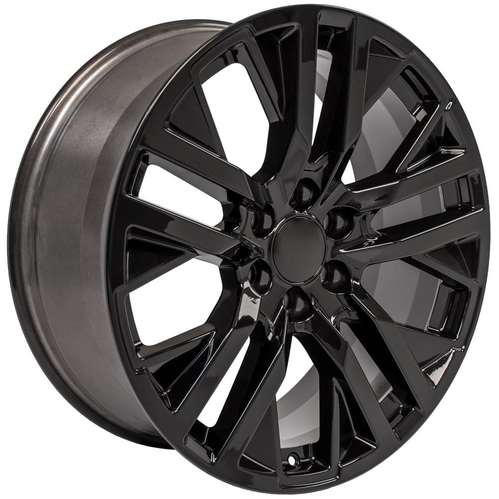 22" Replica CV38 fits GMC Sierra 22x9 Black