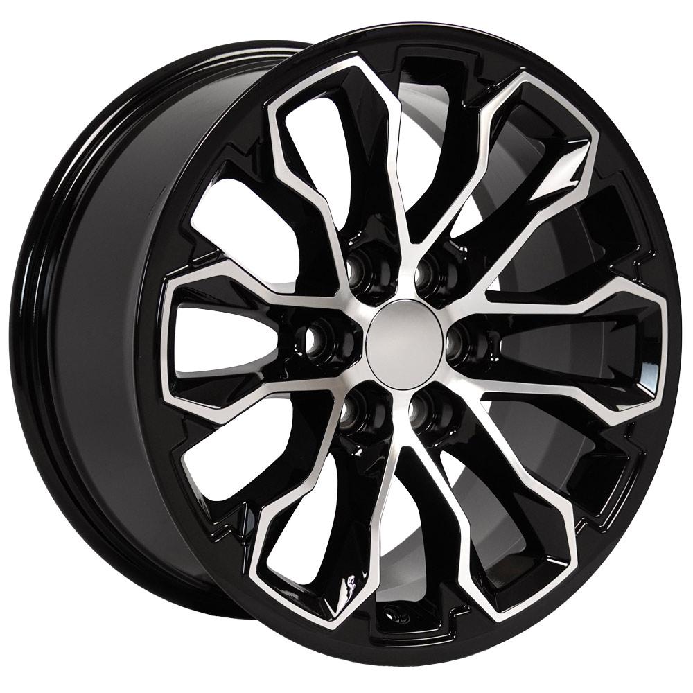 17" Replica CV54 fits Chevrolet Colorado ZR2 17x8 Black Machined