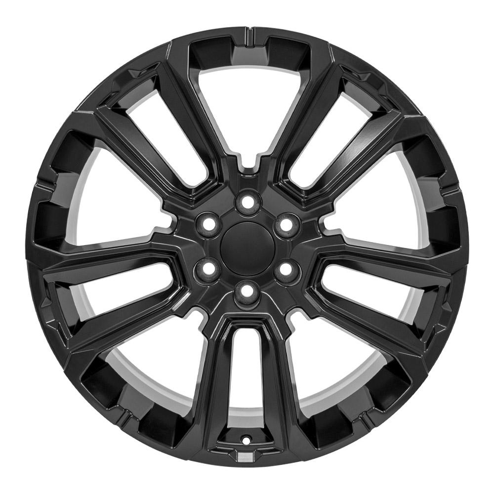 24" Replica CV68 fits Chevrolet Suburban 1500 24x10 Satin Black