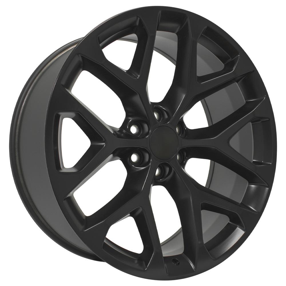 24" Replica CV98B fits Chevy Silverado 24x10 Satin Black