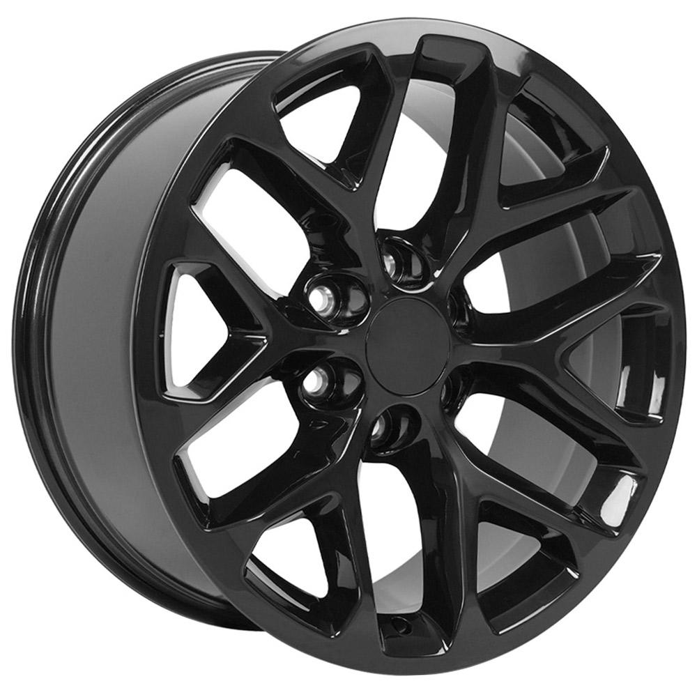 20" Replica CV98B fits Chevy Silverado 20x9 Black