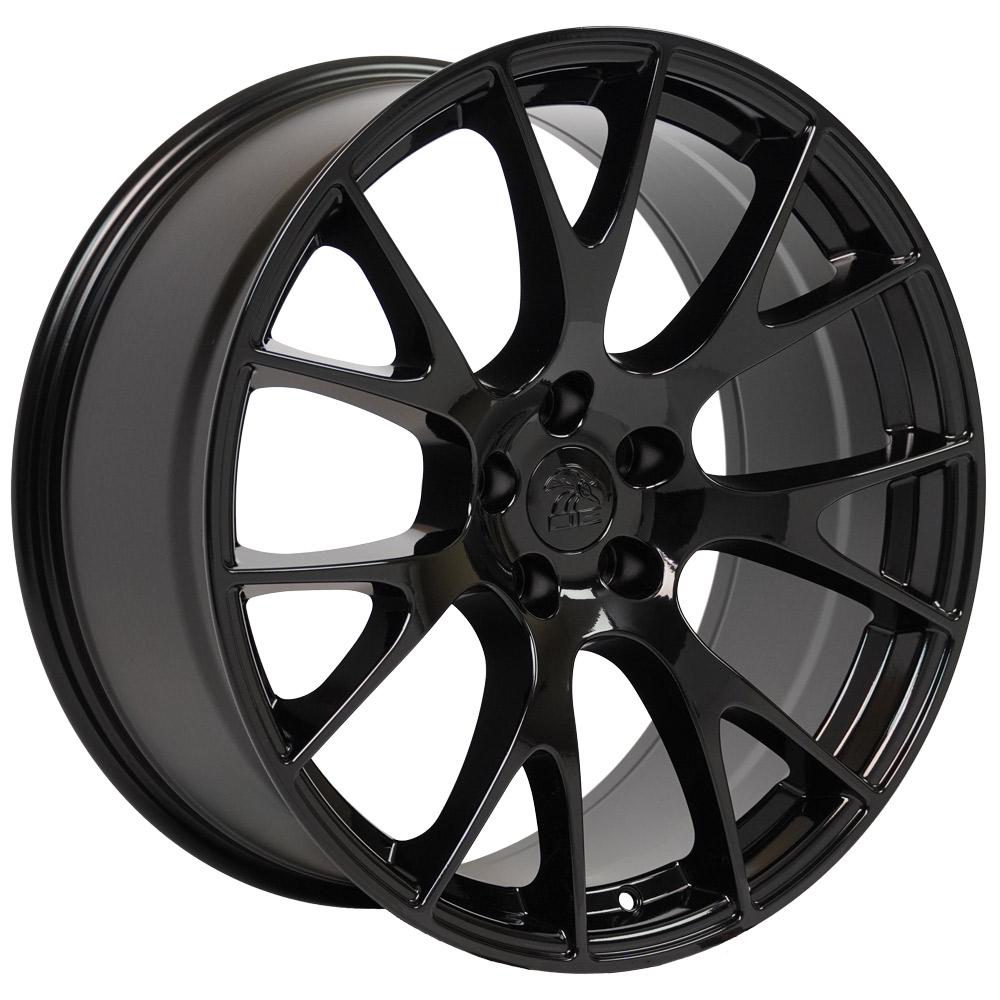 20" Replica DG15 fits Dodge Hellcat 20x9 Gloss Black