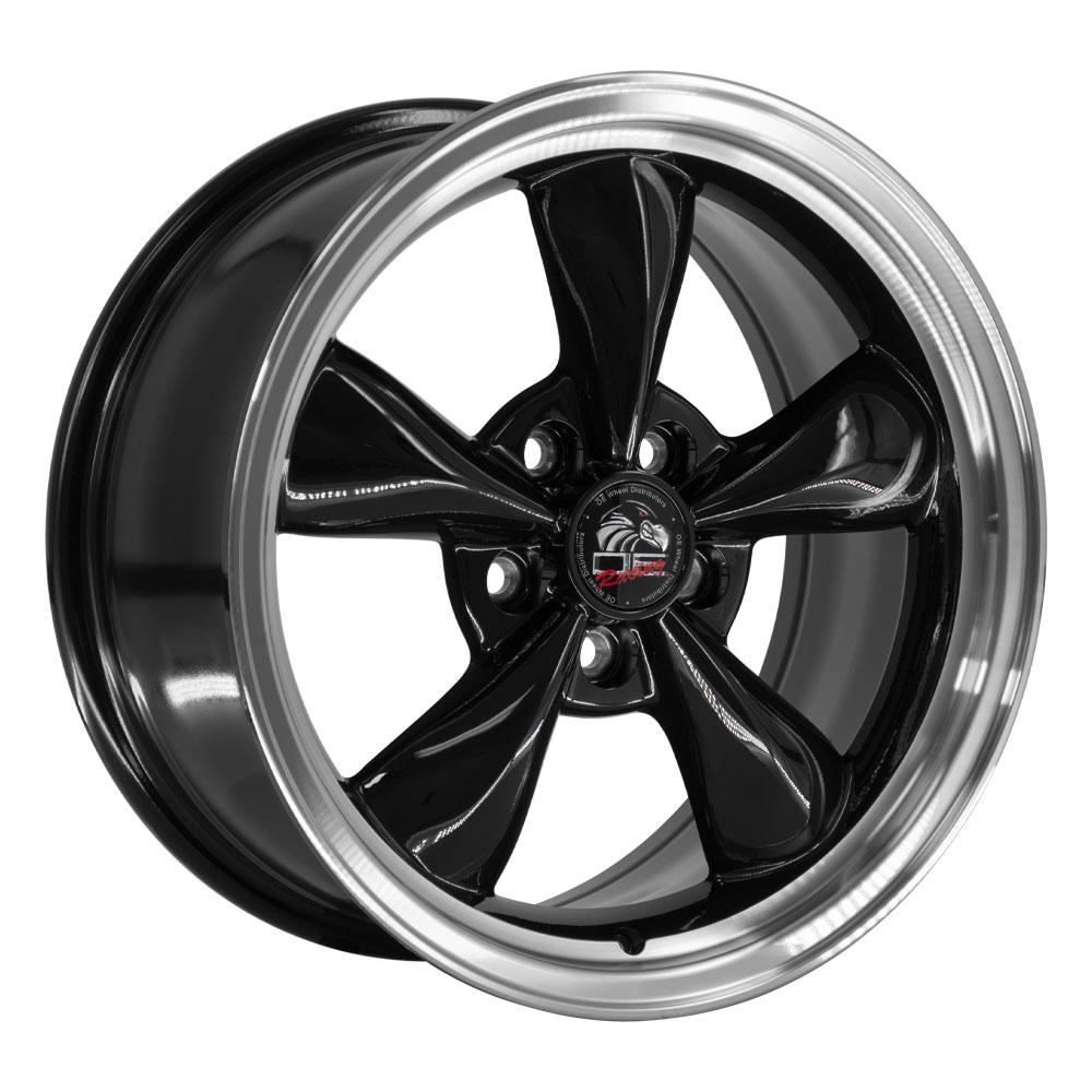 17" Replica FR01 fits Ford Mustang Bullitt 17x8 Black