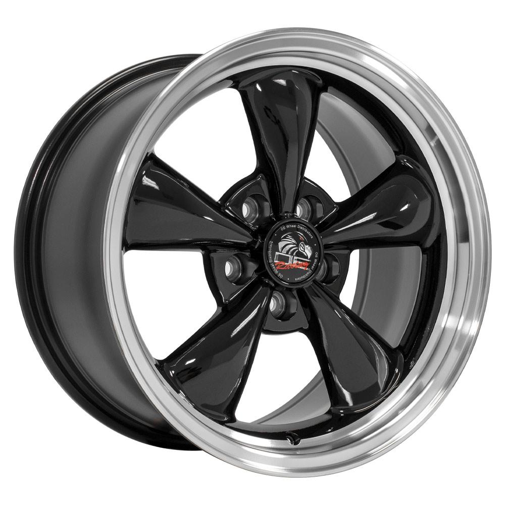 17" Replica FR01 fits Ford Mustang Bullitt 17x9 Black