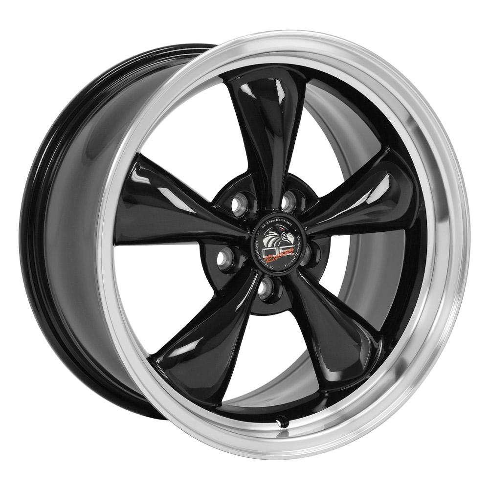 18" Replica FR01 fits Ford Mustang Bullitt 18x9 Black