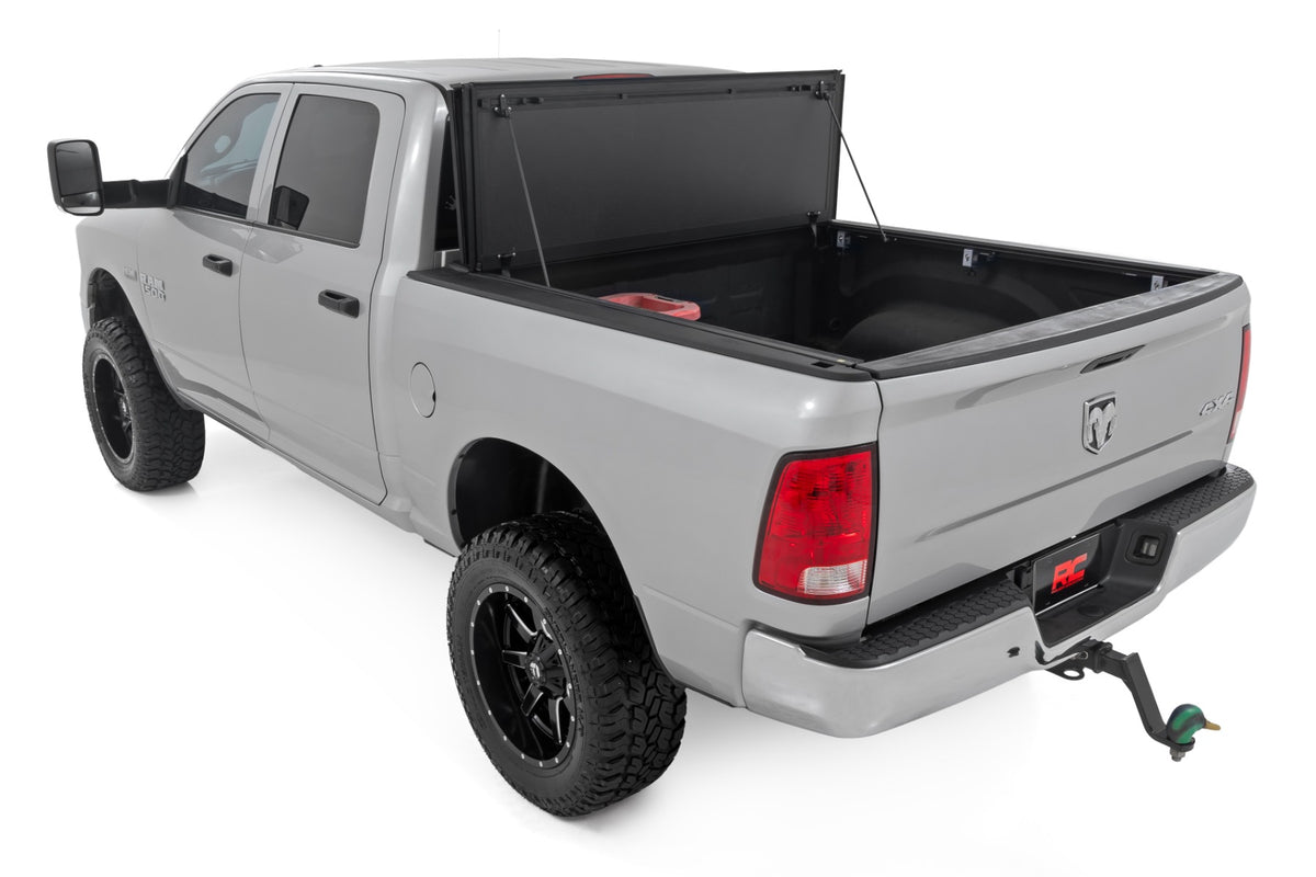 Hard Tri-Fold Flip Up Bed Cover | 5'7" Bed | Ram 1500 2WD/4WD (2009-2018 & Classic)