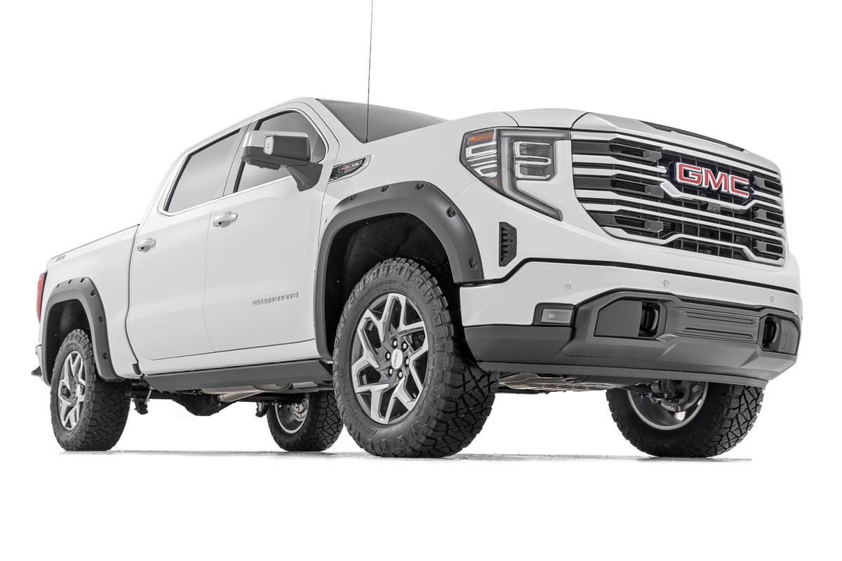 Pocket Fender Flares | GAN Silver Ice Metallic | GMC Sierra 1500 (19-26)