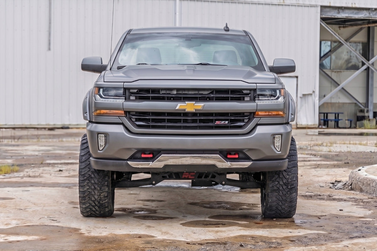 Pocket Fender Flares | 6'7" & 8' Bed | G9K Satin Steel | Chevy Silverado 1500 (14-18)/2500HD
