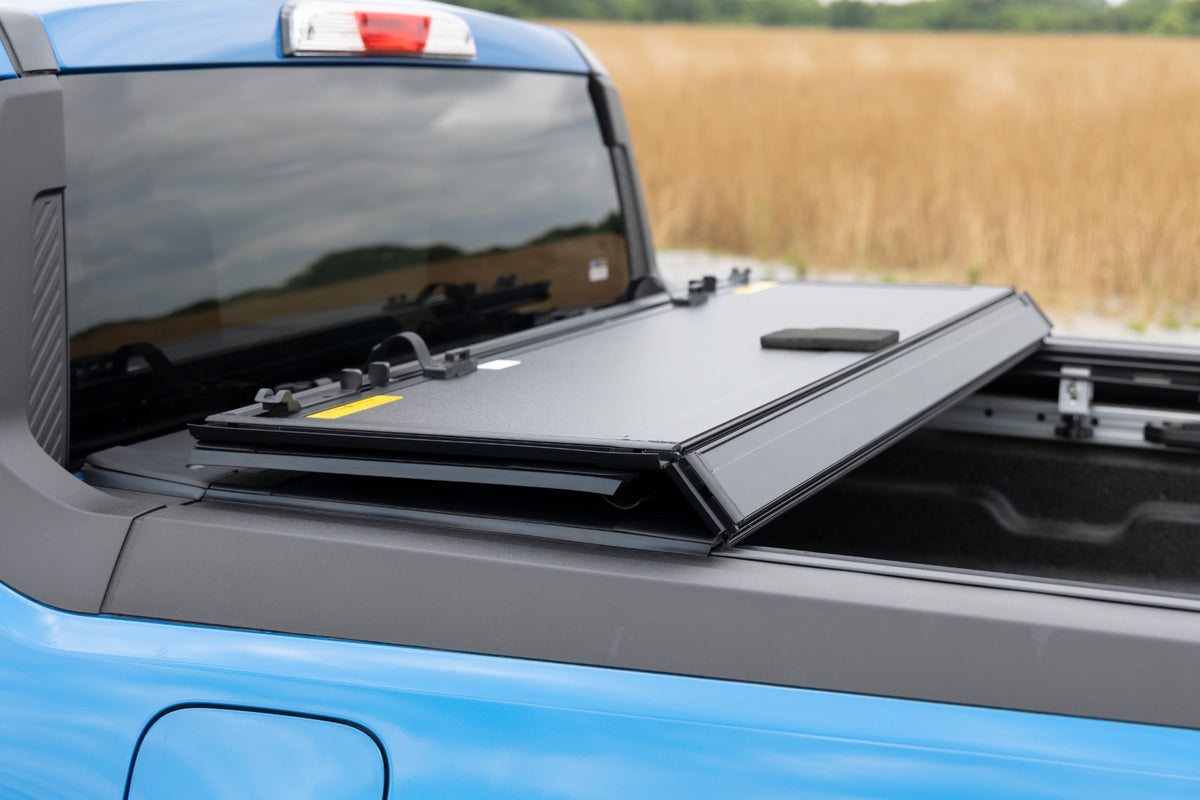 Hard Tri-Fold Flip Up Bed Cover | 4'6" Bed | Ford Maverick 2WD/4WD (22-26)
