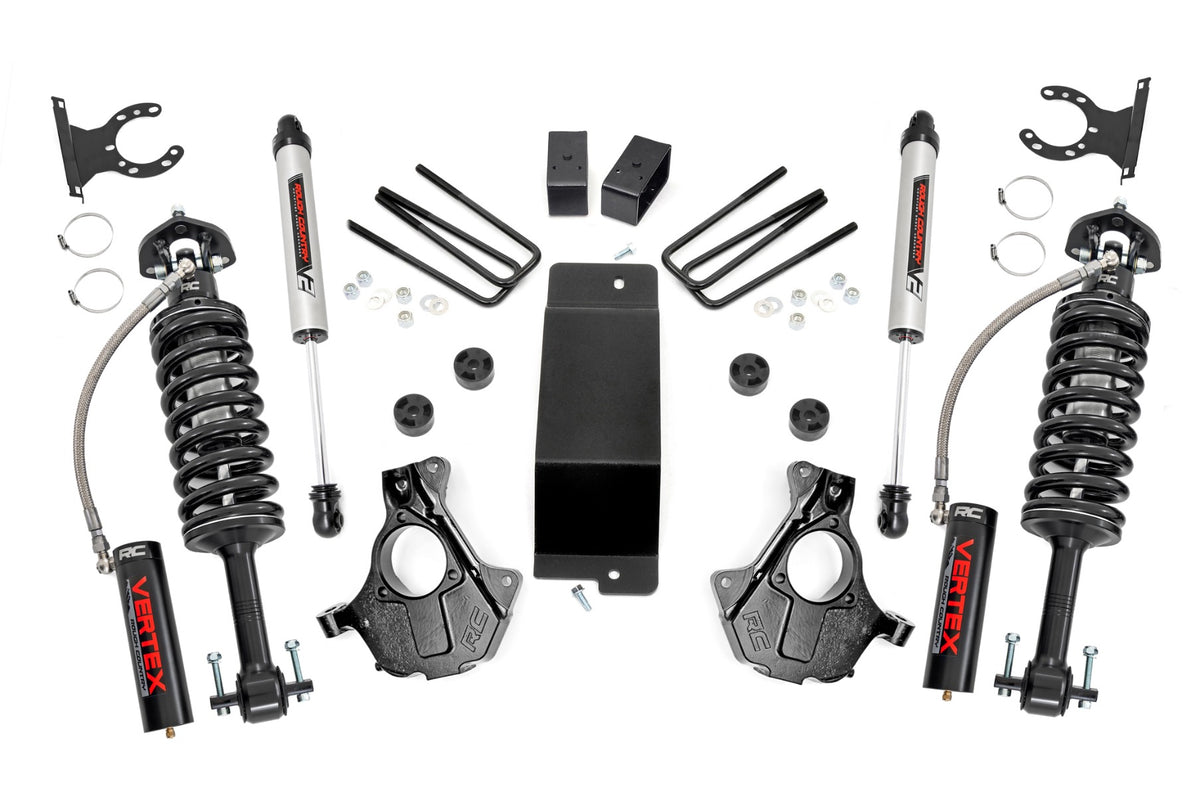 3.5 Inch Lift Kit | Alu/Stamp Steel LCA | Vertex/V2 | Chevy/GMC 1500 (14-18 & Classic)