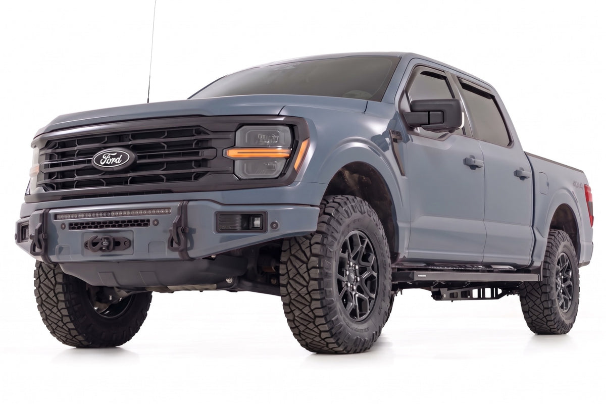 FXS Front Bumper | G4 Azure Gray | EcoBoost | Ford F-150 2WD/4WD (2021-2025)