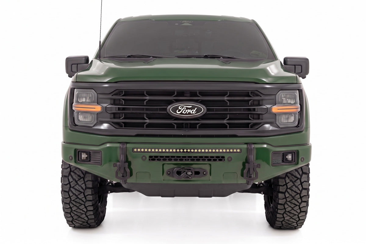 FXS Front Bumper | DB Shelter Green | EcoBoost | Ford F-150 2WD/4WD (2021-2025)