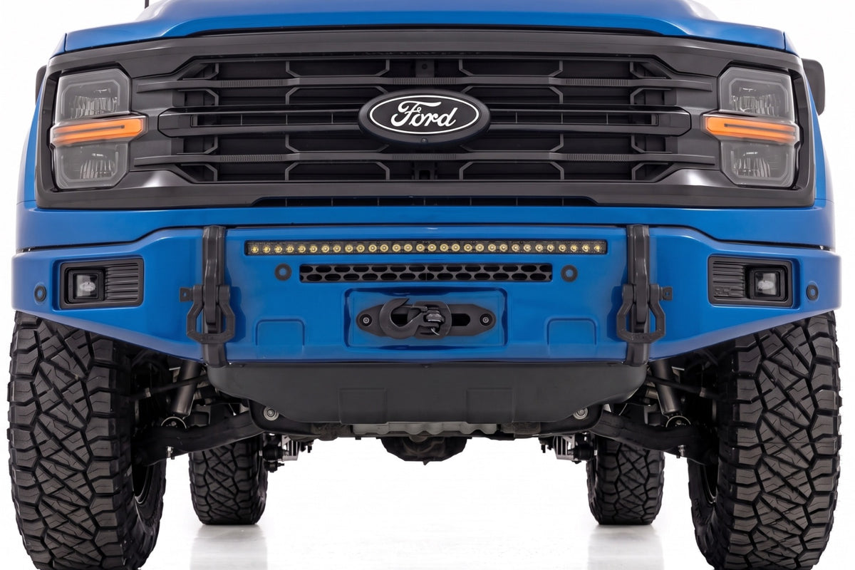FXS Front Bumper | E7 Velocity Blue | EcoBoost | Ford F-150 2WD/4WD (2021-2025)