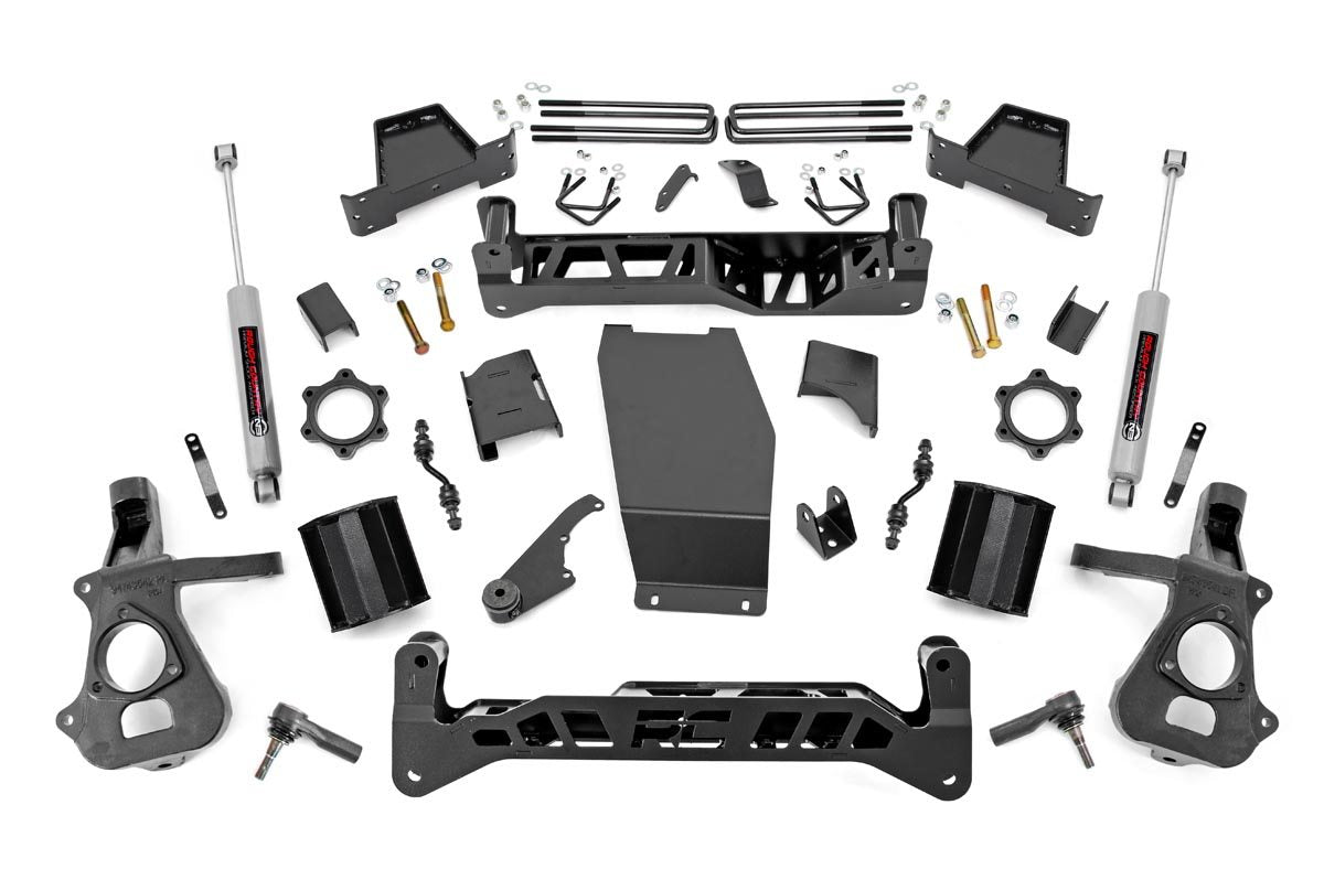 7 Inch Lift Kit | Cast Steel | Chevy/GMC 1500 4WD (14-18 & Classic)