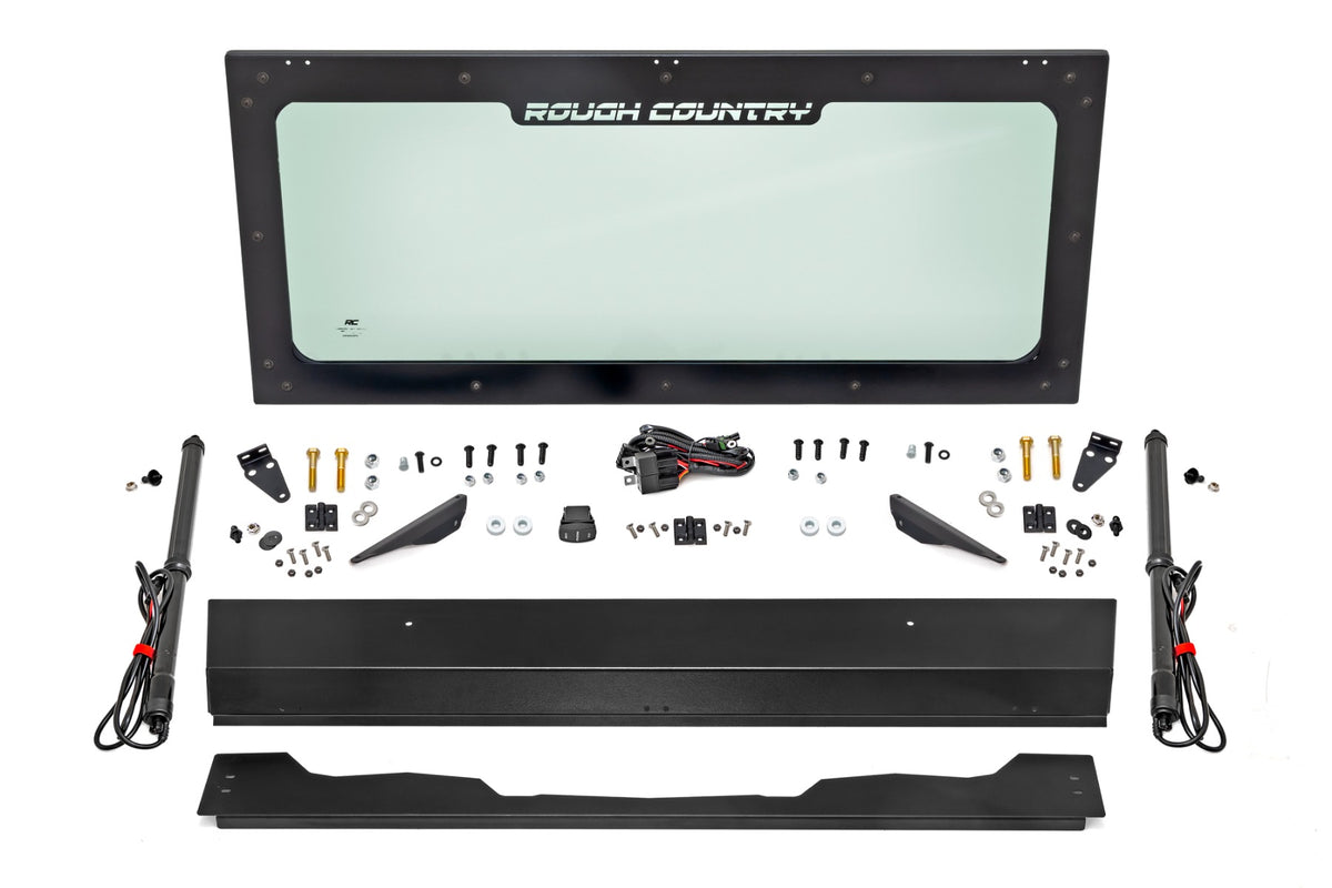 Electric Tilt Windshield | Glass | Honda Pioneer 1000