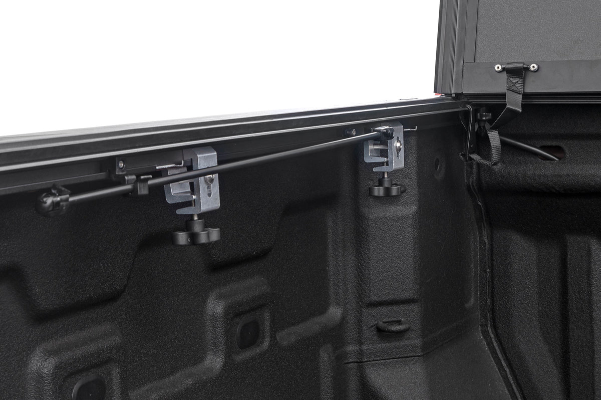 Hard Tri-Fold Flip Up Bed Cover | 6'7" Bed | Chevy/GMC Sierra 1500 (19-26)/Silverado 1500 (19-26)