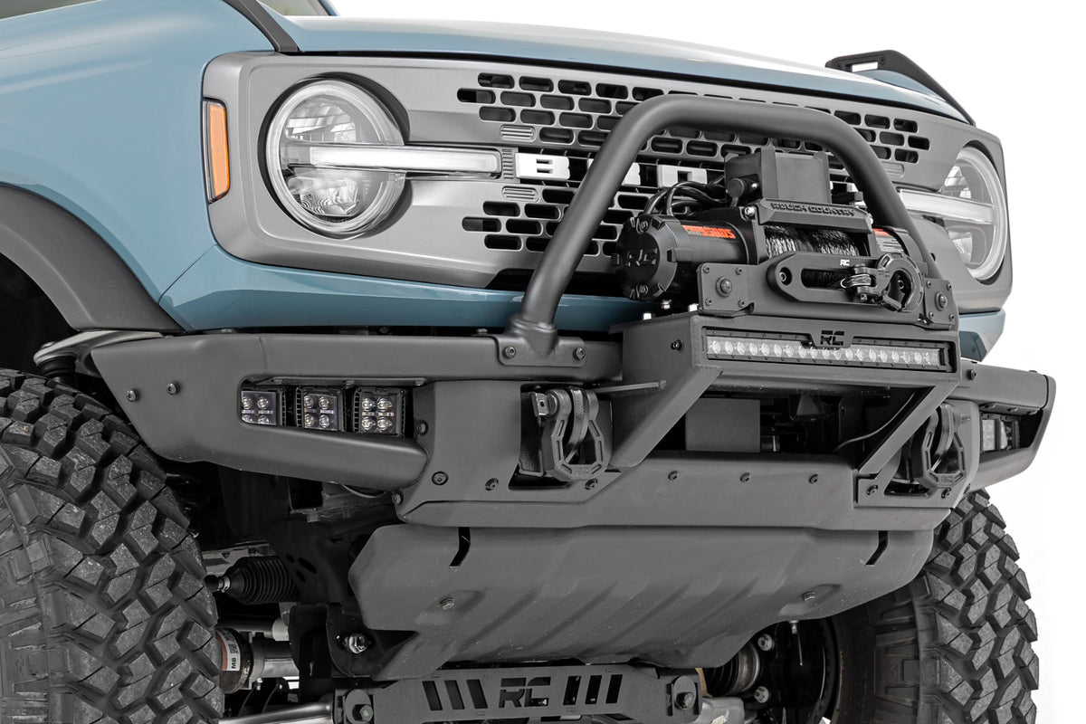 LED Light Kit | Fog Mount | Triple 2" Black Pair | Spot | Ford Bronco (21-26)