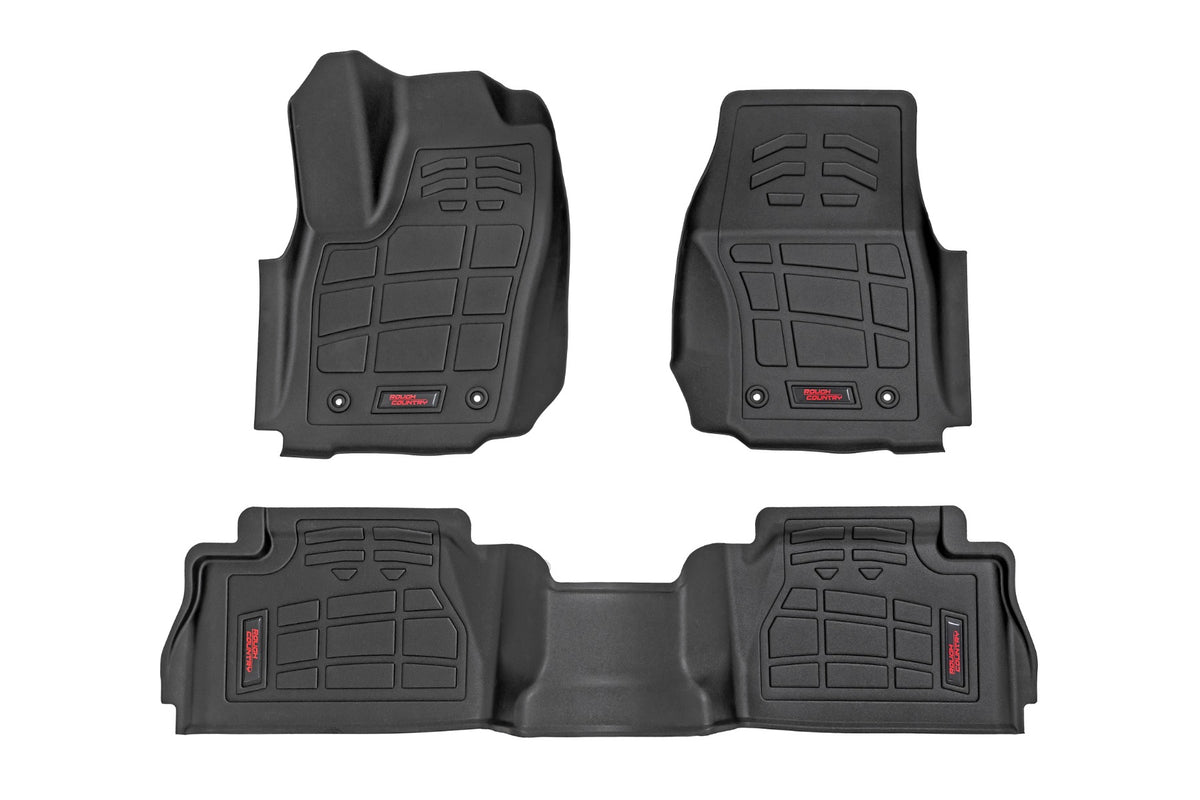 Sure-Fit Floor Mats | Front & Rear | Double Cab | Toyota Tacoma (24-26)