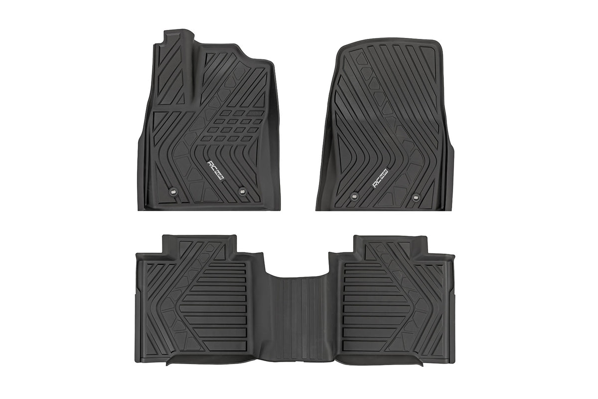 Flex-Fit Floor Mats | FR & RR | CrewMax | Toyota Tundra 2WD/4WD (2022-2026)