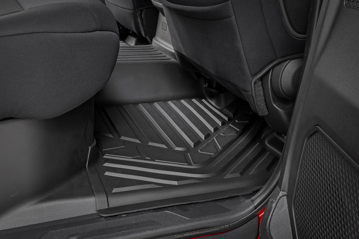 Flex-Fit Floor Mats | FR & RR | CrewMax | Toyota Tundra 2WD/4WD (2022-2026)