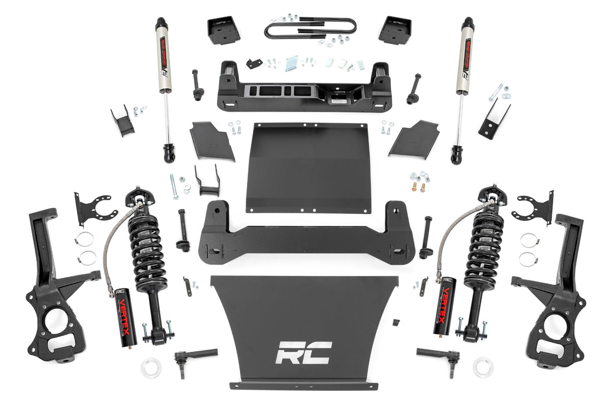 6 Inch Lift Kit | Mono Leaf Rear | Vertex/V2 | GMC Sierra 1500 2WD/4WD (19-24)