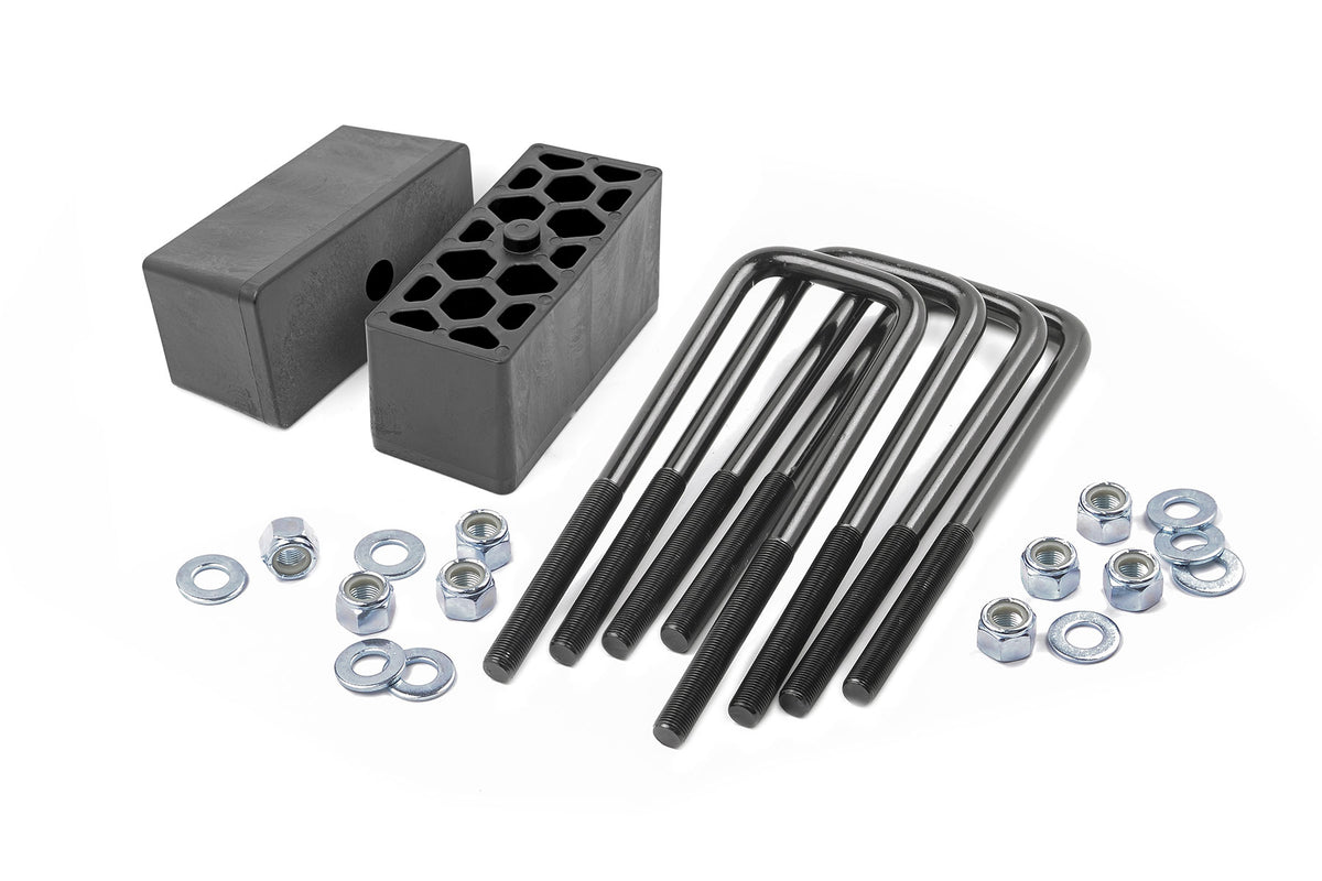 2.5 Inch Block & U-Bolt Kit | Chevy/GMC 1500 (99-25)