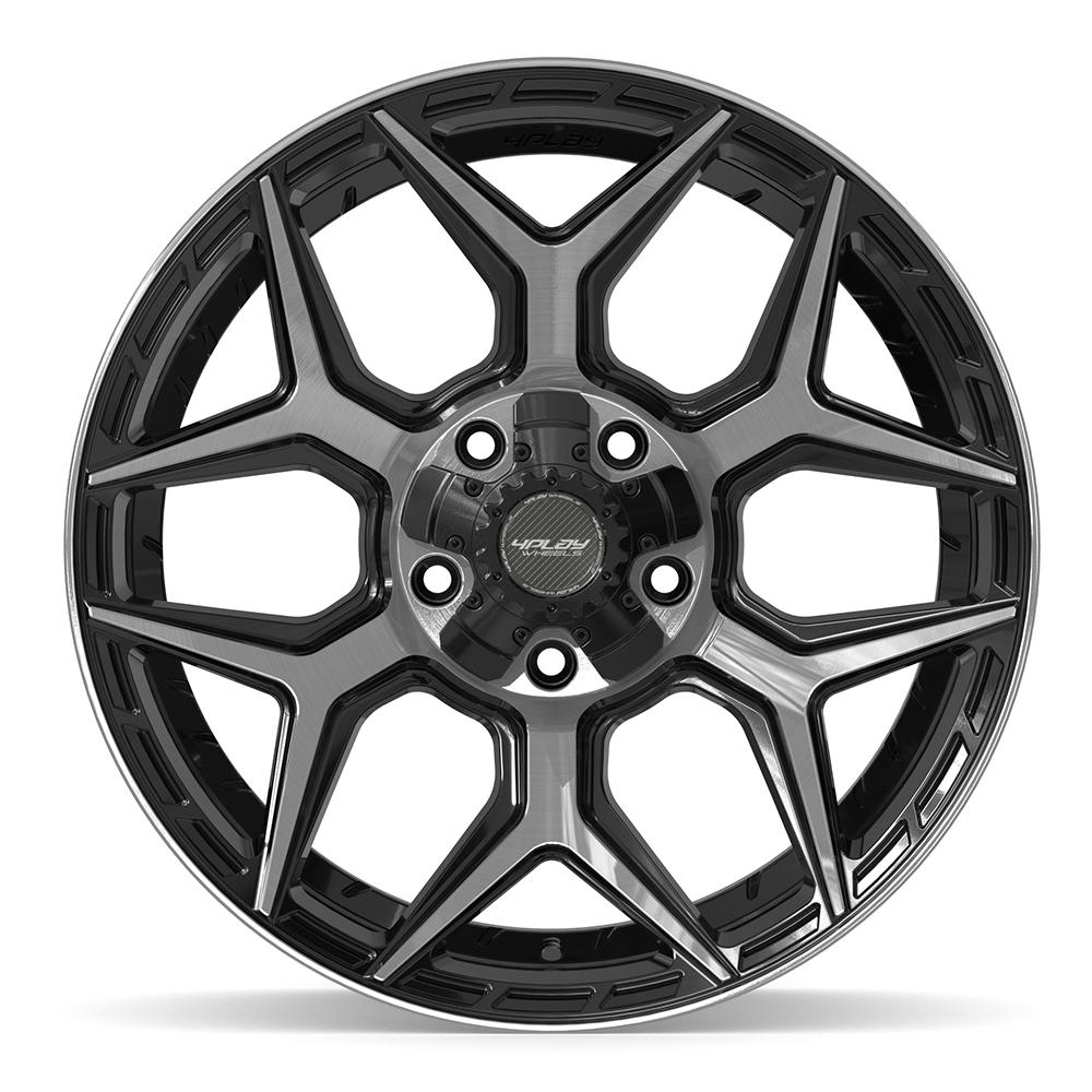 4PLAY Gen3 4P06 20x9 5x5" & 5x5.5" +0et in Brushed Black