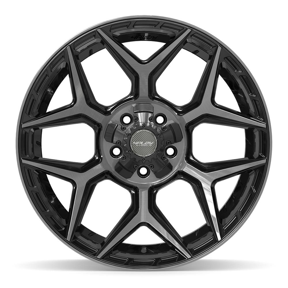 4PLAY Gen3 4P06 20x10 5x5" & 5x5.5" -18et in Brushed Black