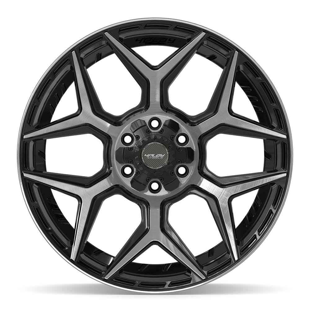 4PLAY Gen3 4P06 22x9 6x135mm & 6x5.5" +12et in Brushed Black