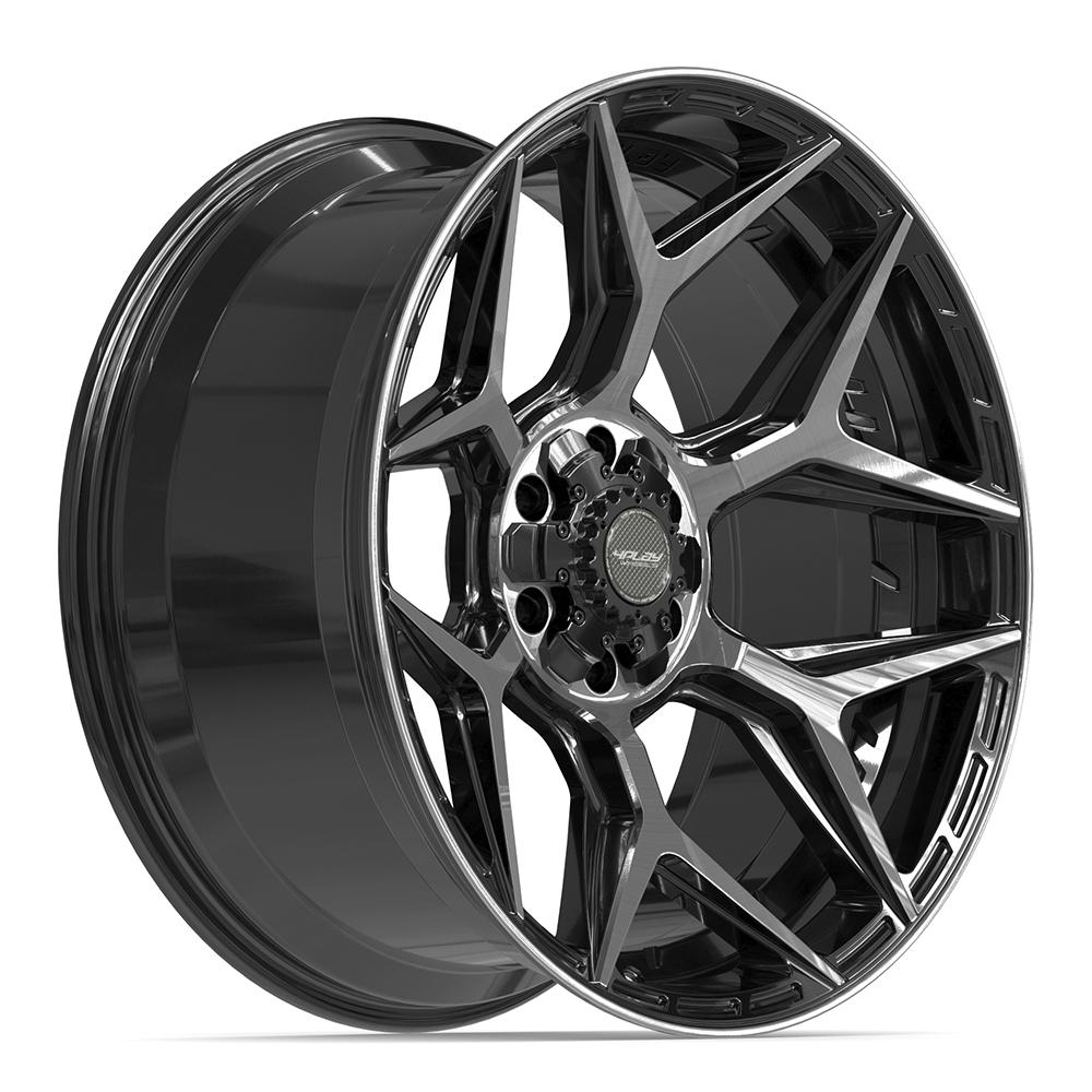 4PLAY Gen3 4P06 22x10 6x135mm & 6x5.5" -18et in Brushed Black