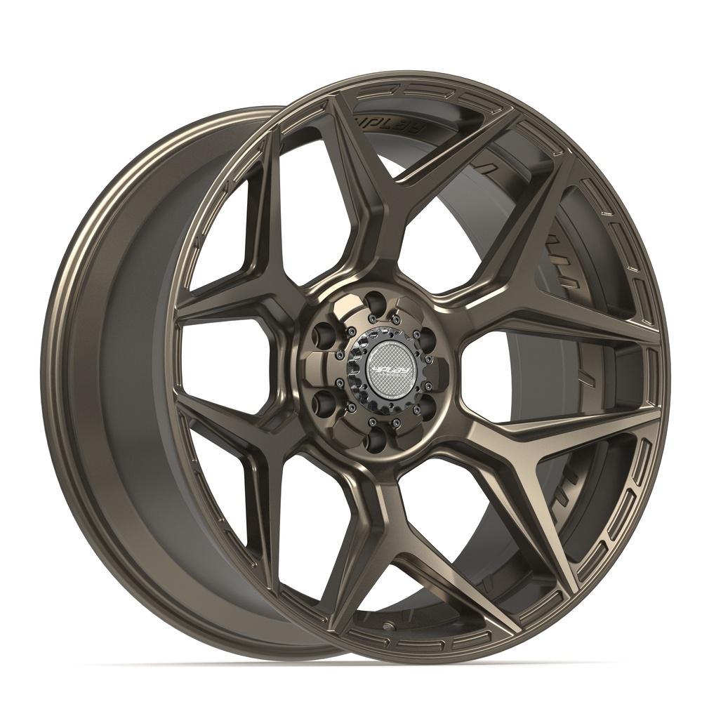 4PLAY Gen3 4P06 22x10 6x135mm & 6x5.5" -18et in Bronze
