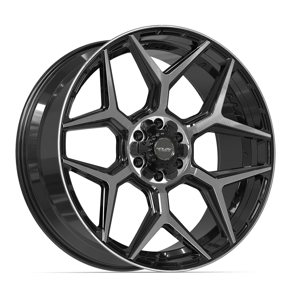 4PLAY Gen3 4P06 24x10 6x135mm & 6x5.5" +18et in Brushed Black