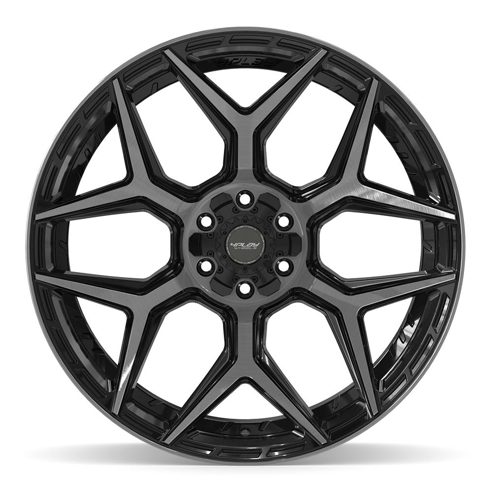 4PLAY Gen3 4P06 24x12 6x135mm & 6x5.5" -44et in Brushed Black