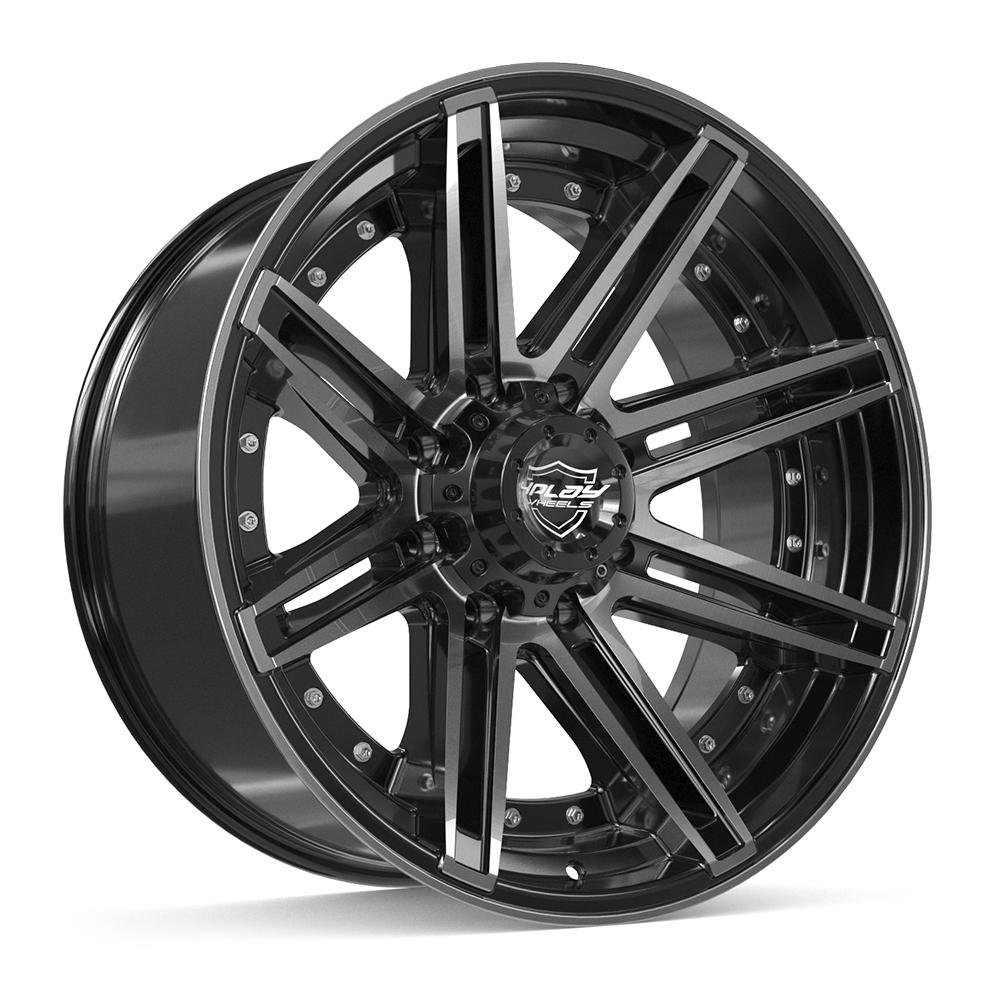 4PLAY Gen2 4P08 22x10 8x6.5" -24et in Brushed Black
