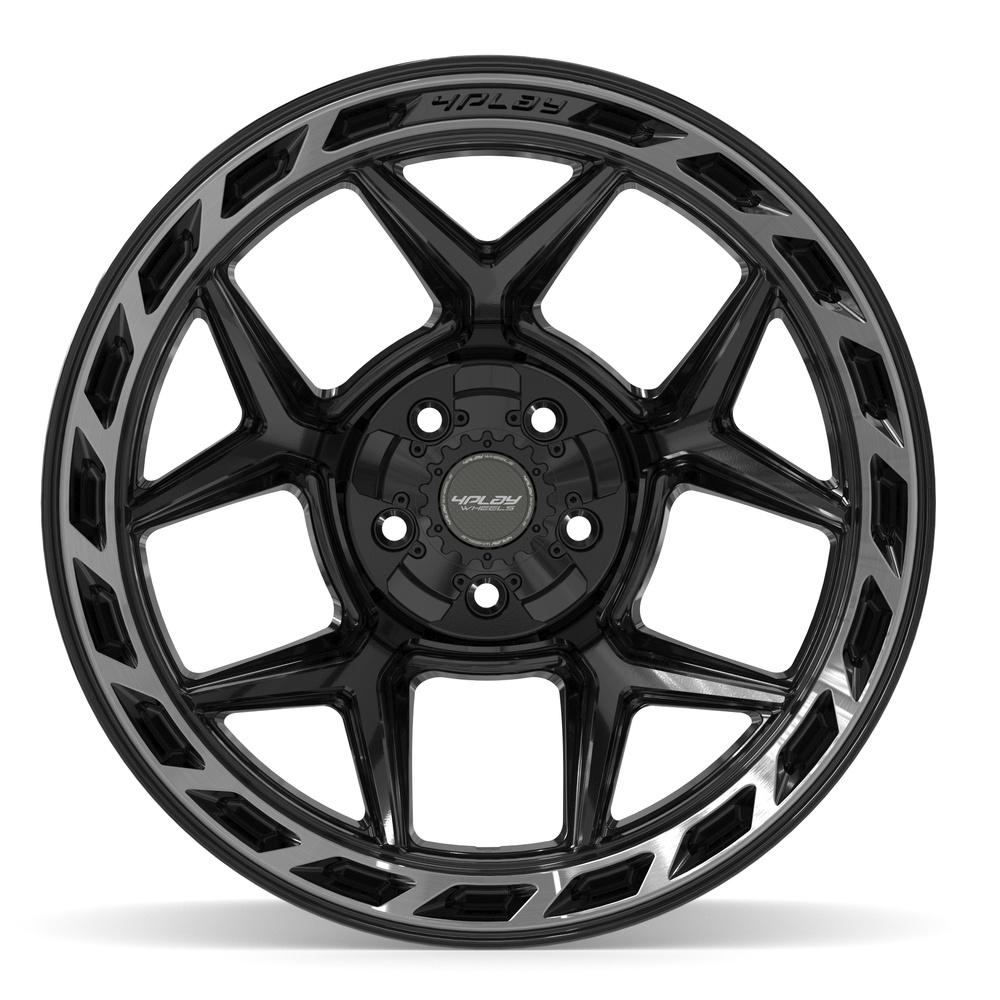 4PLAY Gen3 4P55 20x12 5x5" & 5x5.5" -44et in Brushed Black