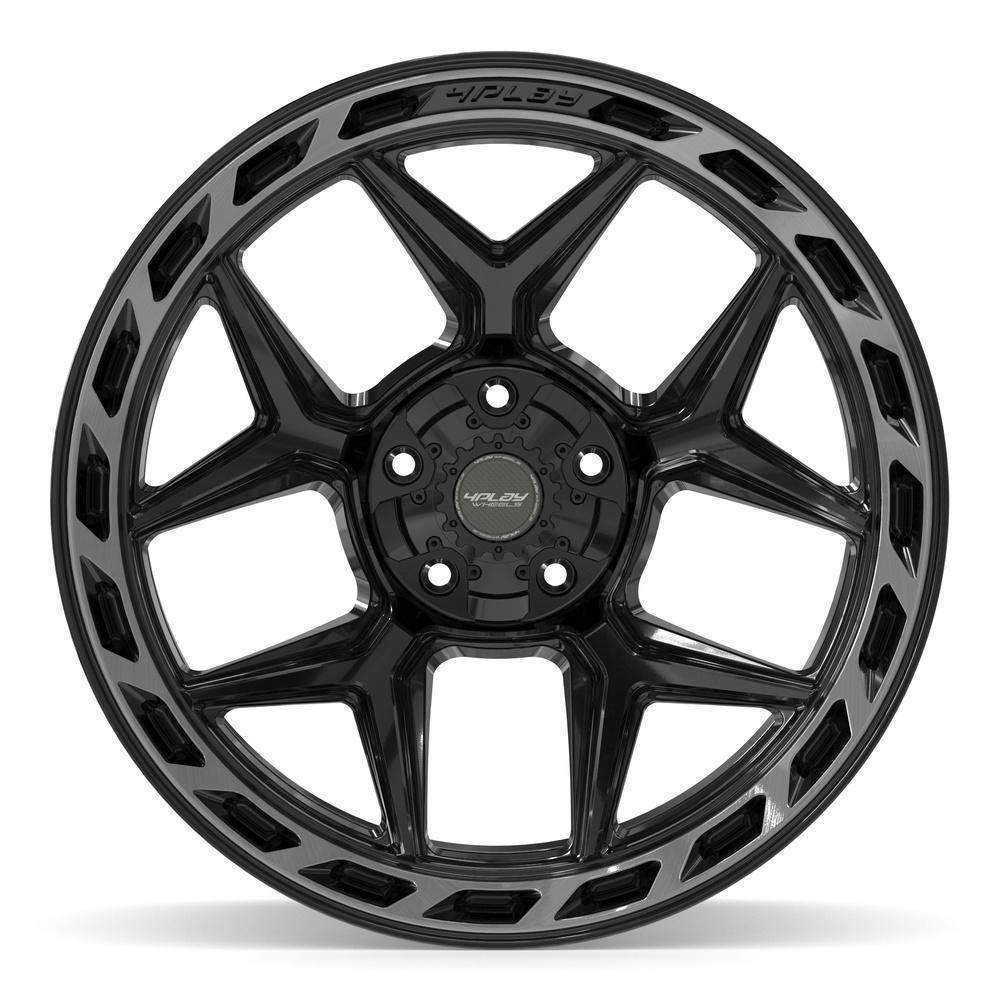 4PLAY Gen3 4P55 22x12 5x5" & 5x5.5" -44et in Brushed Black
