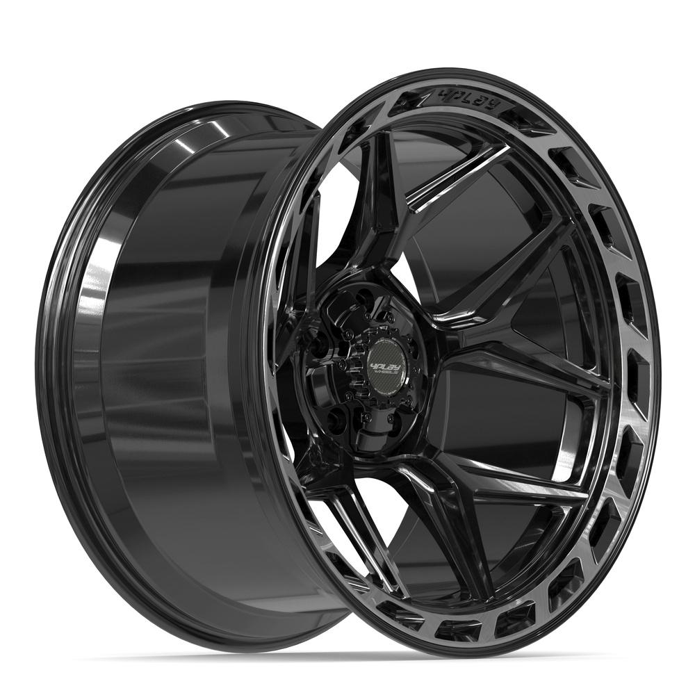 4PLAY Gen3 4P55 22x12 5x5" & 5x5.5" -44et in Brushed Black